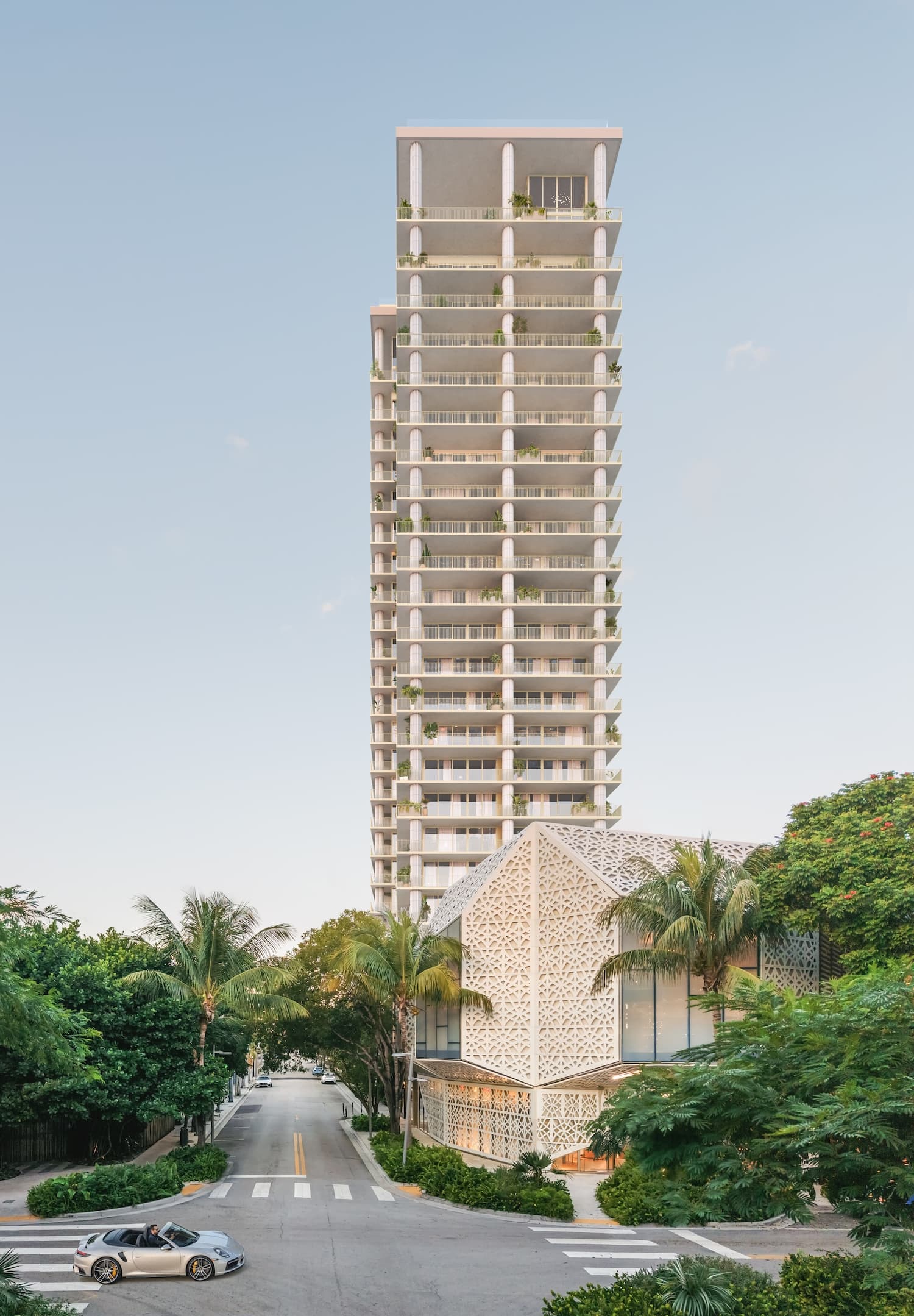 Fouquet’s Hotel and Residences Miami Design District view